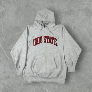 Vintage Ohio State University Mens XL Embroidered Collegiate Hoodie Sweatshirt